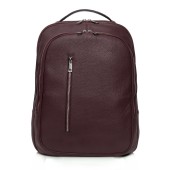Rucsac din piele naturala laptop 15,6 inch DiAmanti Viggiano Bordo Inchis